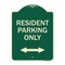 Signmission Reserved Parking Resident Parking Heavy-Gauge Aluminum Architectural Sign, 24" x 18", G-1824-23039 A-DES-G-1824-23039 - alternate 1